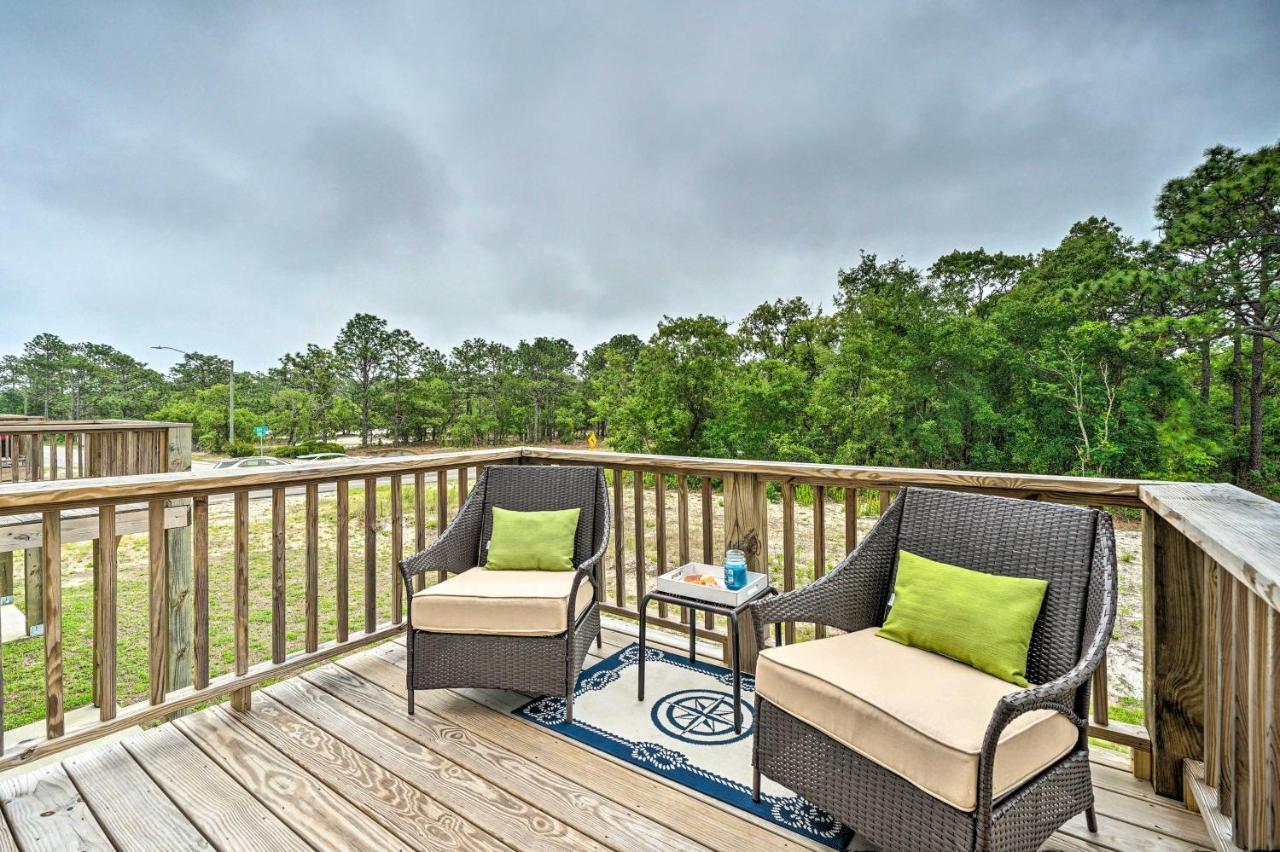 Modern Coastal Condo With Patio 1 Mi To Beaches! Carolina Beach Exterior photo